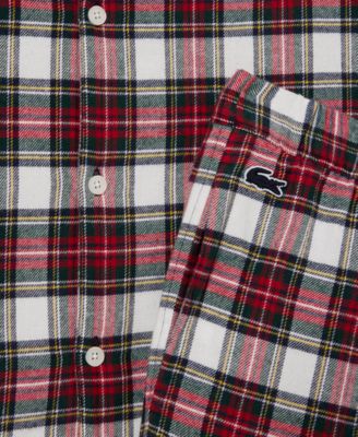 Men's 2-Piece Flannel Top and Pajama Set