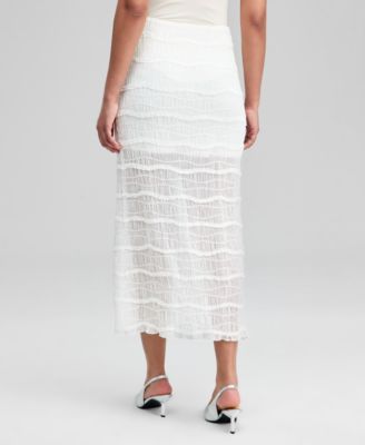 Women's Textured Maxi Skirt, Macy's Exclusive