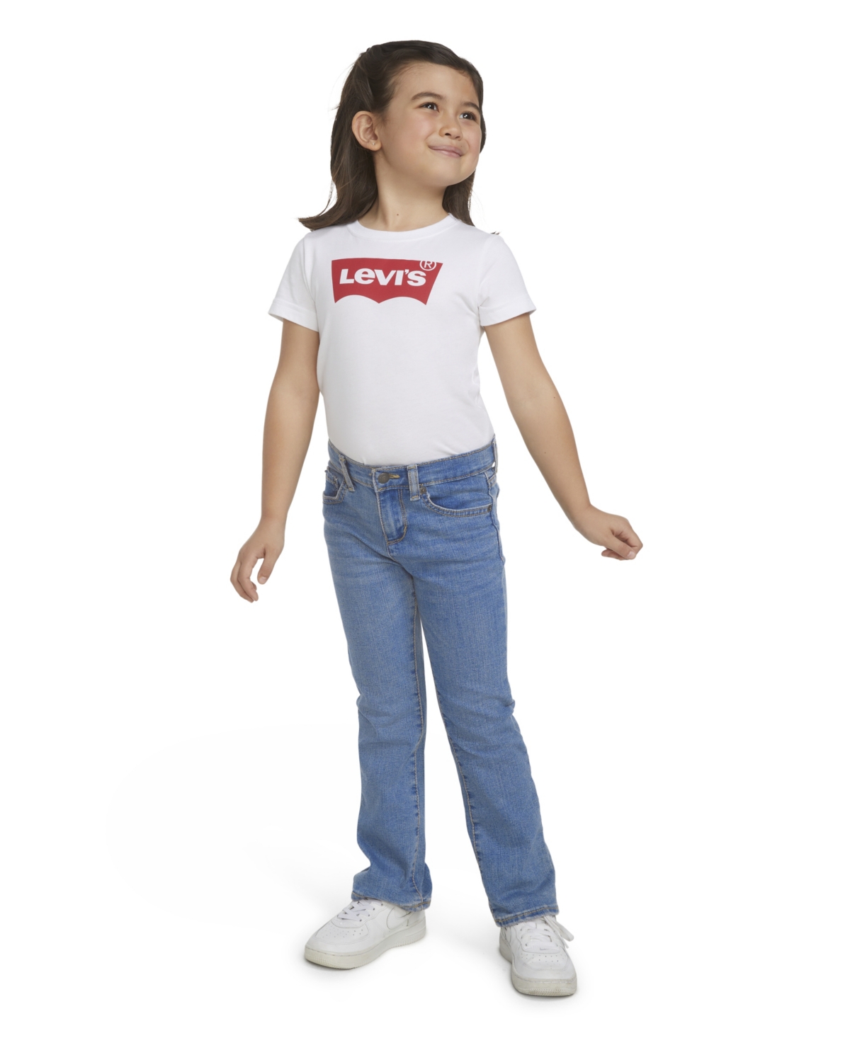 Levi's Girls 4t-6x Classic Bootcut Jeans In Animal Print