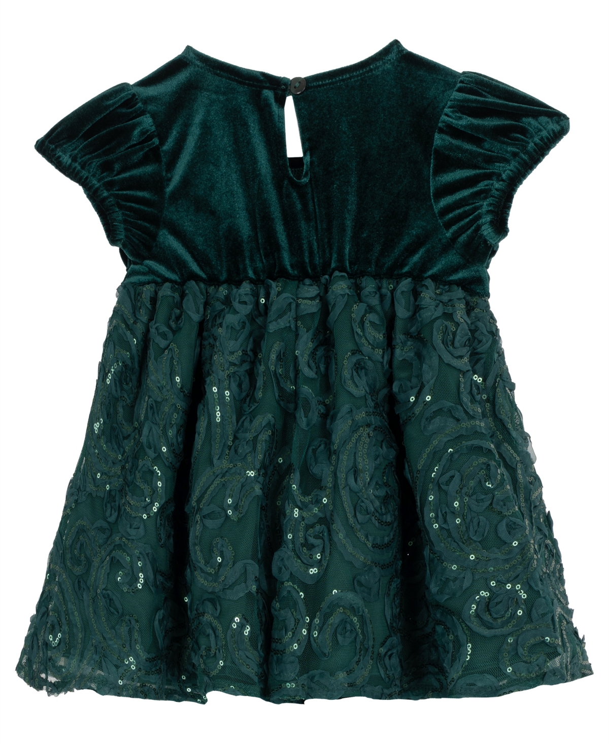 Rare Editions Baby Girls Soutache Social Dress