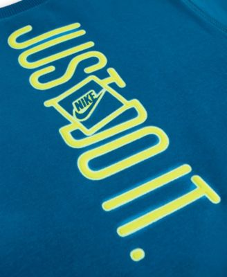 Boys' 4-7 Sportswear Glow with Me Lightweight Crew Top and Pants, 2-Piece Set