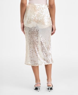 Women's Paillette Slip Skirt