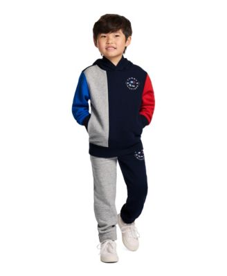 Tommy Hilfiger - Boys 2T-7 Color Blocked Drawcord Joggers