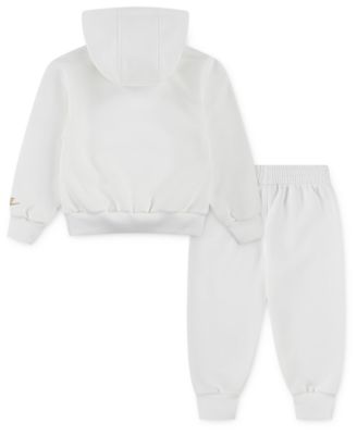 Baby Girl Floral Futura Hoodie and Joggers, 2-Piece Set