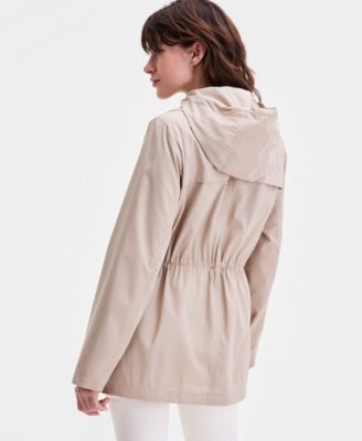 Women's Bibbed Hooded Anorak Coat