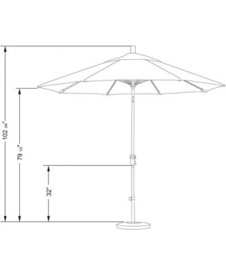 9' Sunset Series Patio Umbrella