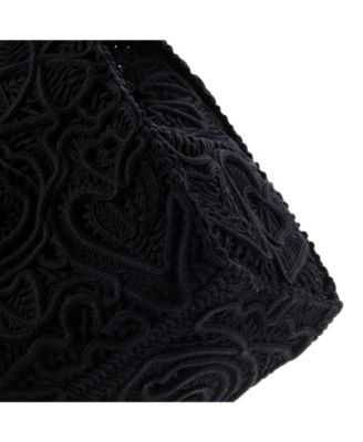 Large Beatrice Tote Bag Crochet Lace Jacquard
