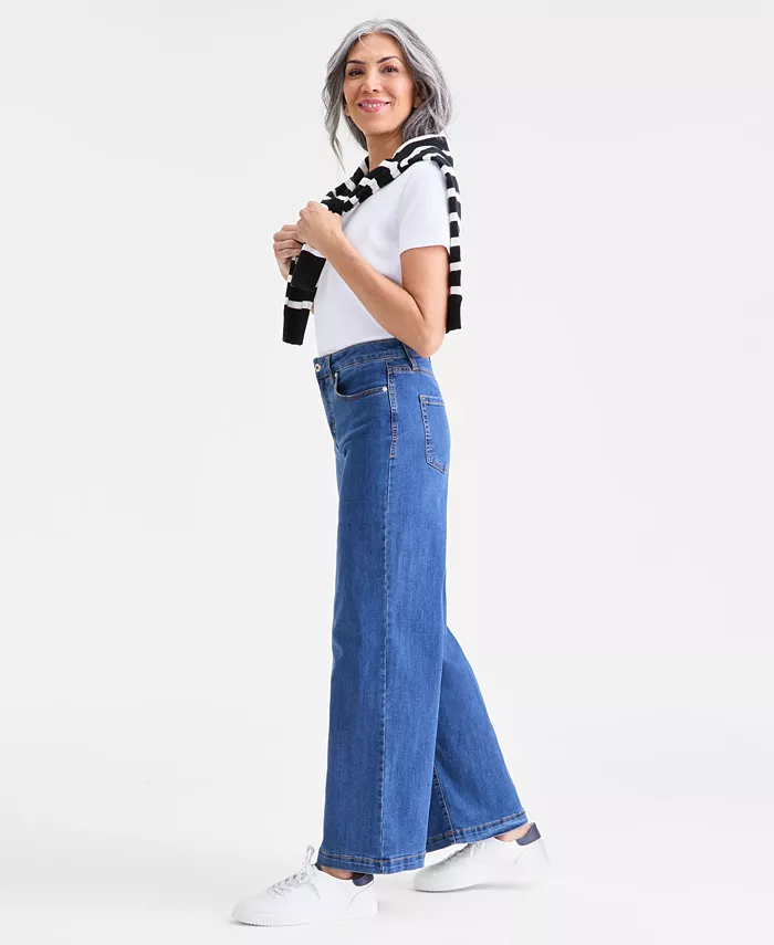 Women's High-Rise Wide-Leg Jeans - thumbnail 8