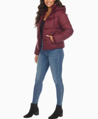 Women's Quilted Puffer Full Front Zipper Jacket