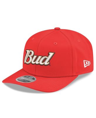 Men's Red Dale Earnhardt Jr. Budweiser 9SEVENTY Stretch-Snap Hat
