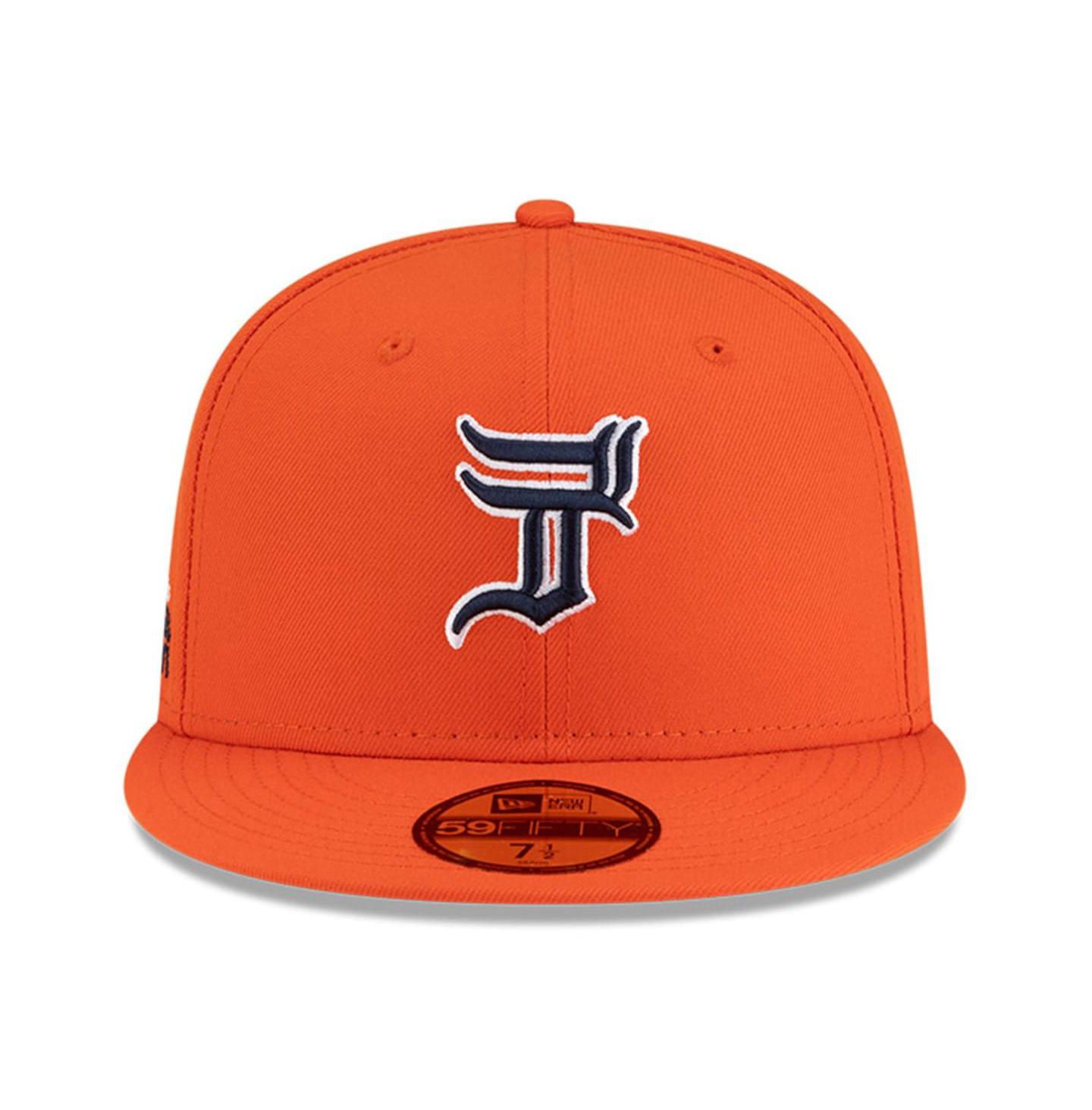 Мужская кепка New Era x Hyperfly Orange Detroit Tigers 59FIFTY Fitted Hat — фото 5