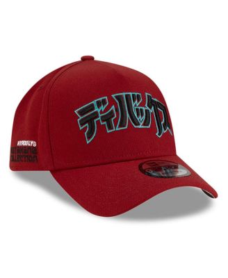 New Era - Men's Red Arizona Diamondbacks A-Frame 9FORTY Adjustable Hat