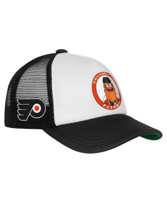 Big Boys and Girls White Philadelphia Flyers Mascot Adjustable Trucker Hat