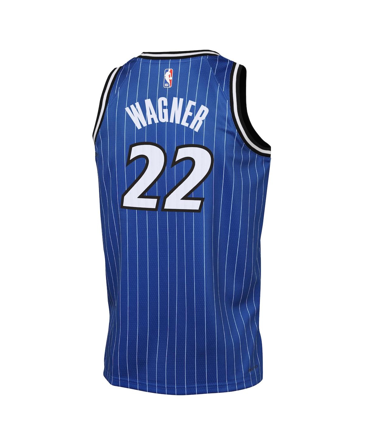 Nike Big Boys and Girls Franz Wagner Blue Orlando Magic Icon Edition Swingman Jersey
