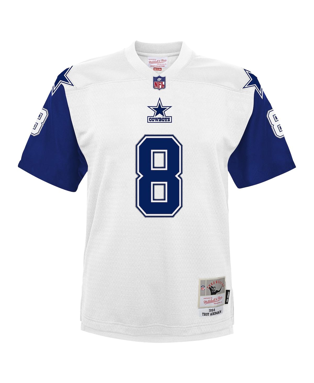Mitchell & Ness Big Boys and Girls Troy Aikman White Dallas Cowboys 1994 Alternate Legacy Jersey