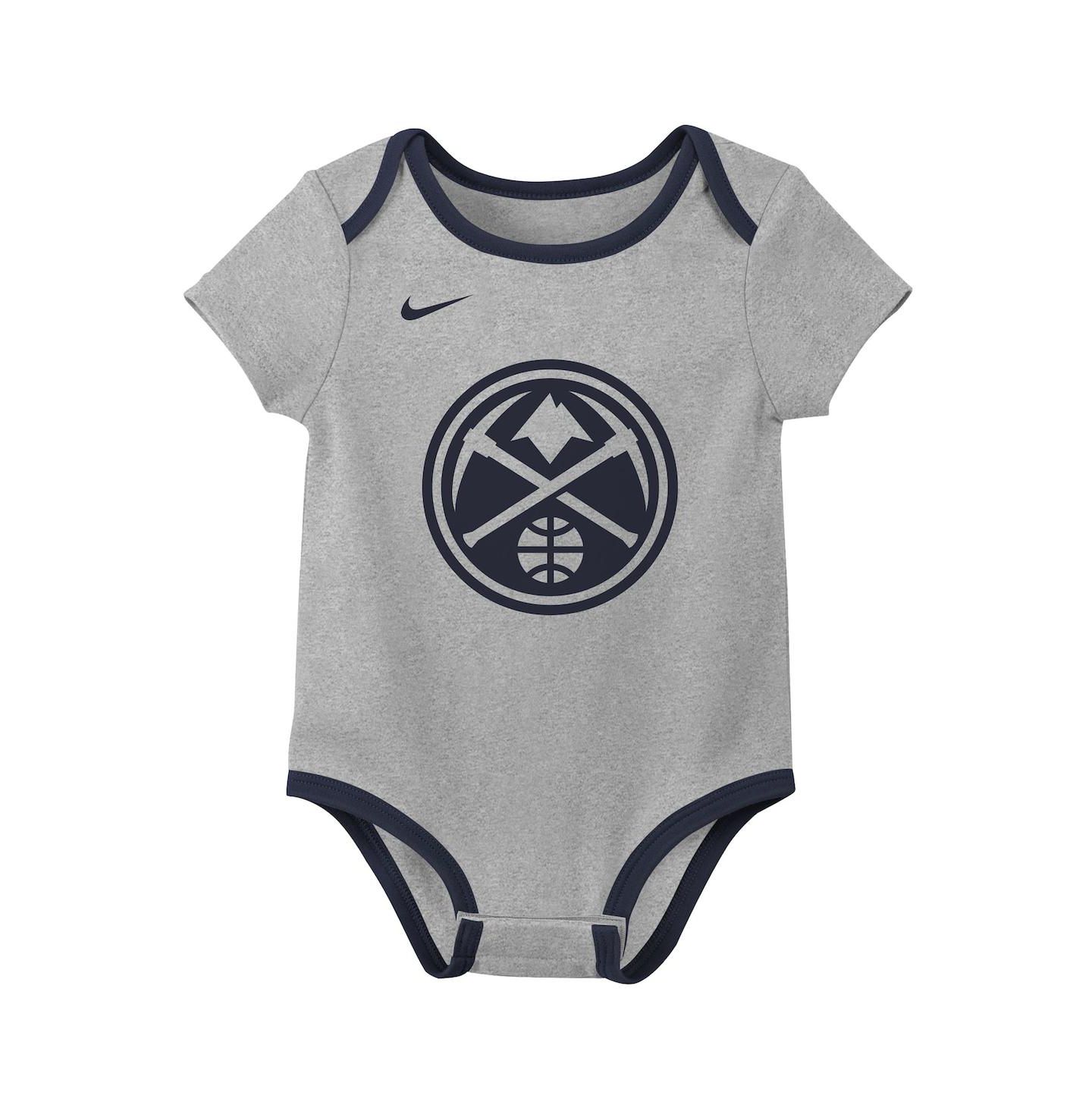 Nike Baby Boys and Girls 2-Piece Denver Nuggets Bodysuit Set — фото 2