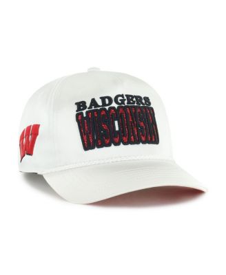 '47 Brand - Women's White Wisconsin Badgers Outspoken Hitch Adjustable Hat