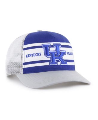 Big Boys and Girls Royal/Gray Kentucky Wildcats Super Stripe Hitch Adjustable Trucker Hat