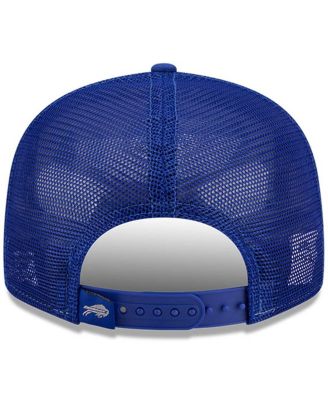 Men's White/Royal Buffalo Bills 2025 Rivalries Collection Team Split Panel 9FIFTY Snapback Hat