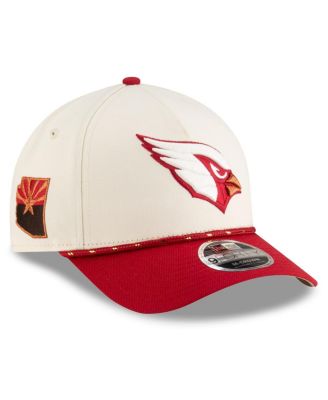 New Era - Men's Natural/Cardinal Arizona Cardinals 2025 Rivalries Collection Sideline A-Frame 9FORTY Adjustable Hat