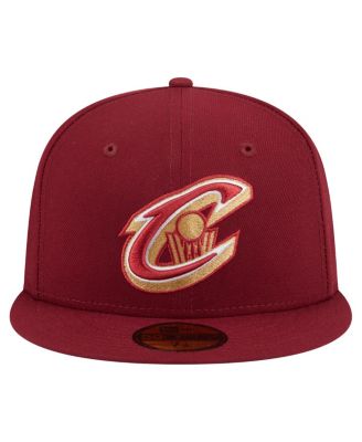 Men's Wine Cleveland Cavaliers Deceptor 59FIFTY Fitted Hat