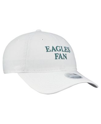 Women's White Philadelphia Eagles Team Fan 9TWENTY Adjustable Hat