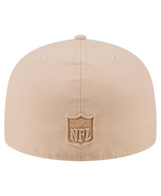 Men's Light Beige Philadelphia Eagles Color Pack A-Frame 59FIFTY Fitted Hat