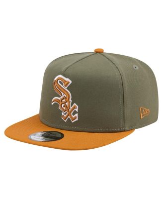 New Era - Men's Olive/Brown Chicago White Sox Color Pack A-Frame 9FIFTY Snapback Hat