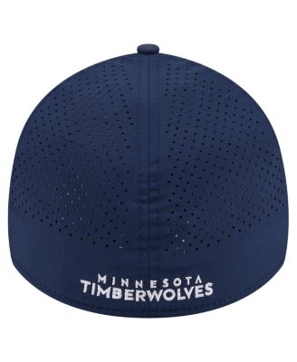 Men's Navy Minnesota Timberwolves Featherweight Poly Rope Flex 39Thirty Hat