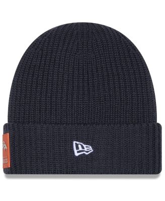 Men's Charcoal Denver Broncos 2025 Sideline Cold Weather Cuffed Knit Hat