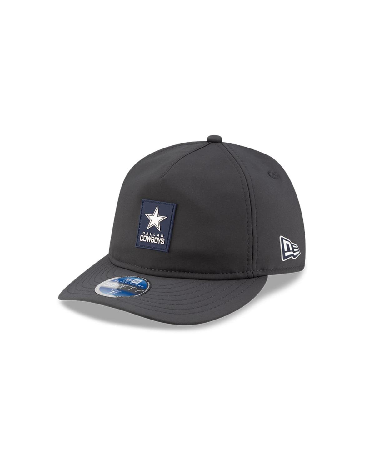 New Era Men's Charcoal Dallas Cowboys 2025 Sideline Cold Weather Retro Crown 59FIFTY Fitted Hat