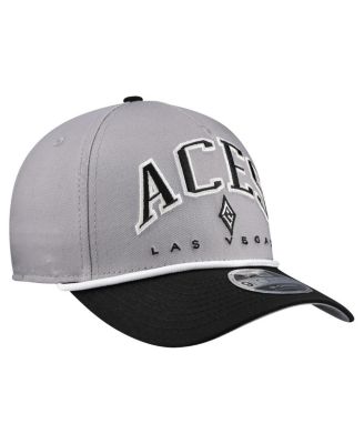 Men's Gray Las Vegas Aces Bold Arch COOLERA 9FORTY A-Frame M-Crown Adjustable Hat
