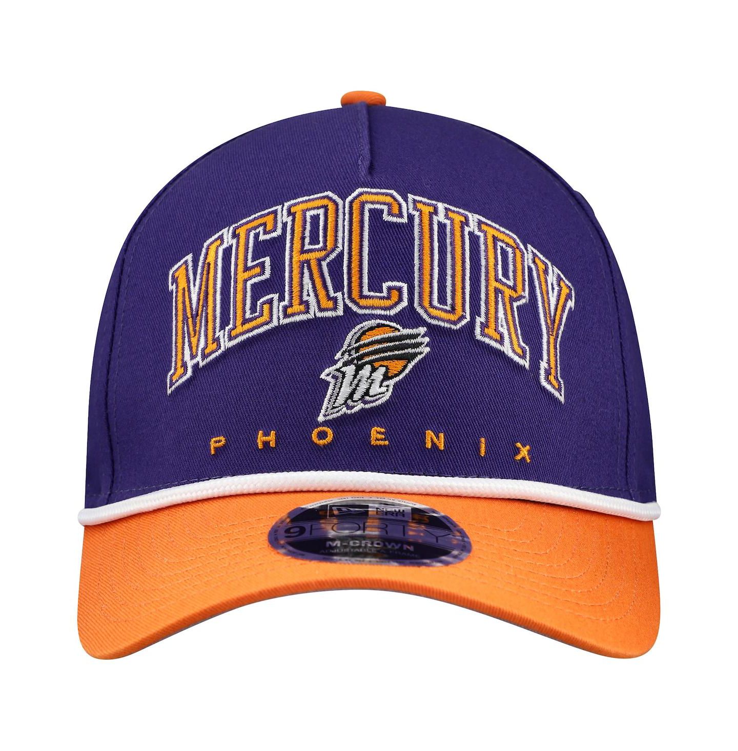 Мужская кепка New Era Purple Phoenix Mercury Bold Arch Coolera 9FORTY A-Frame M-Crown Adjustable Hat — фото 4