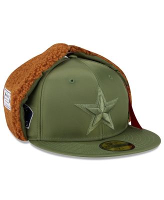x Alpha Men's Industries Olive Dallas Cowboys Dog Ears 59FIFTY Fitted Hat