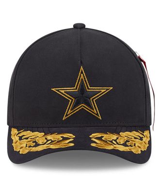 x Alpha Men's Industries Black Dallas Cowboys A-Frame 9FORTY Adjustable Hat