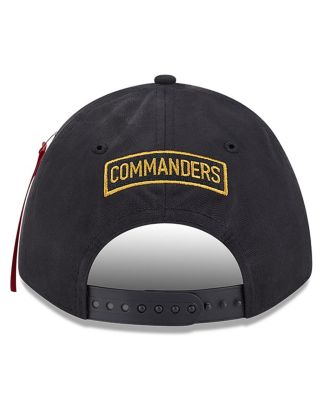 x Alpha Men's Industries Black Washington Commanders A-Frame 9FORTY Adjustable Hat