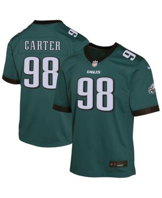 Nike - Big Boys and Girls Jalen Carter Midnight Green Philadelphia Eagles Game Player Jersey