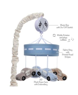 Little Racer Musical Car/Transportation Baby Crib Mobile Soother Toy