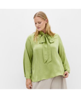 Plus Size Mahalia Neck Tie Top