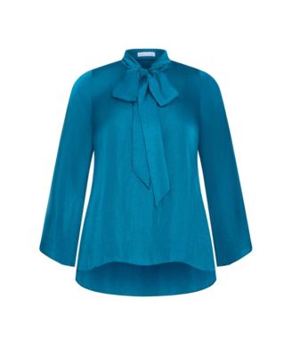 Plus Size Mahalia Neck Tie Top