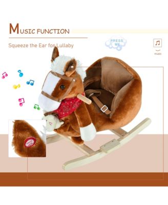 Kids Ride-On Rocking Horse Toy for Children 18-36 Months, Horse