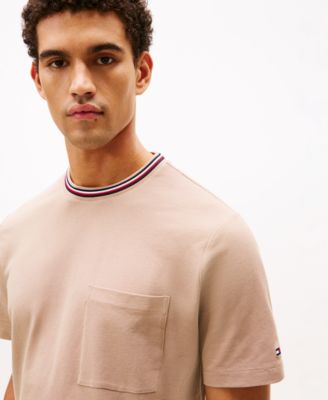 Men's Color-Block Pocket Pique T-Shirt
