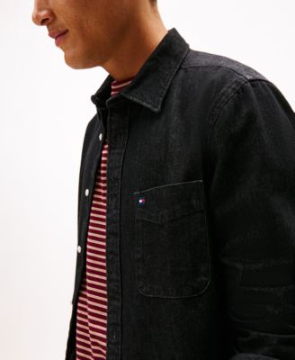 Men's Denim Long-Sleeve Shirt