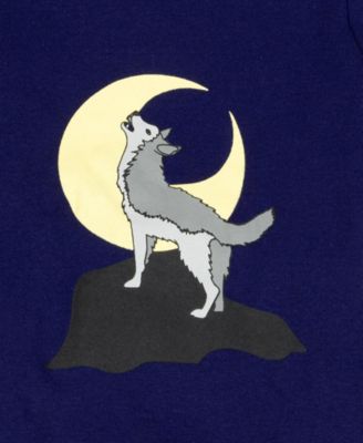 Kids Cotton Top and Fleece Pants Holiday Pajamas