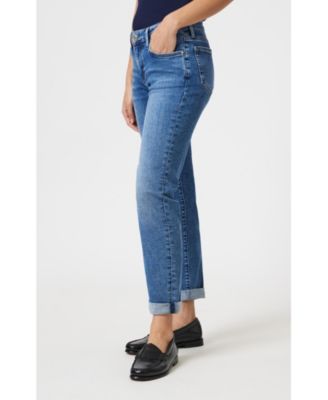 Women's Mavi Emma Slim Boyfriend In Mid Brushed Tribeca