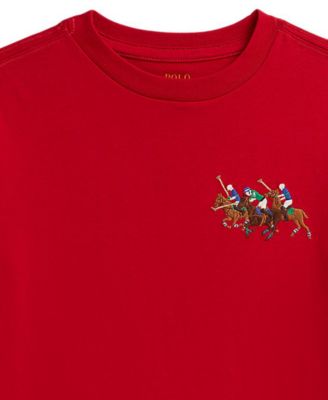 Boys 2-7 Triple-Pony Cotton Jersey Tee