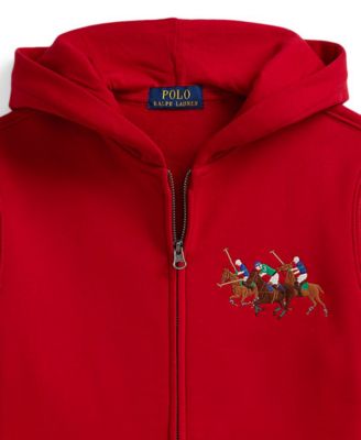 Boys 8-20 Triple-Pony Fleece Full-Zip Hoodie