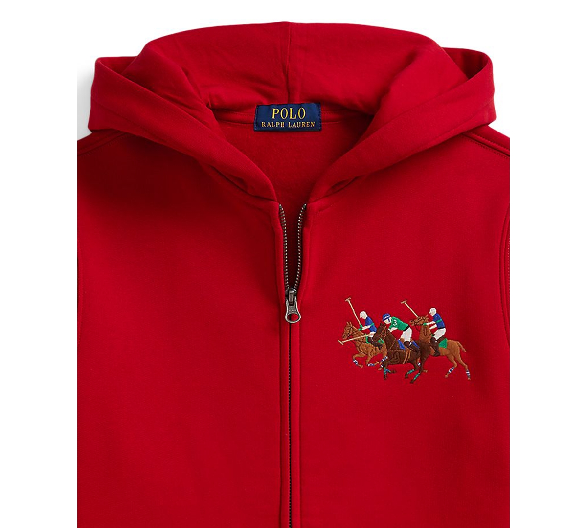 Polo Ralph Lauren Boys - Triple-Pony Fleece Full-Zip Hoodie