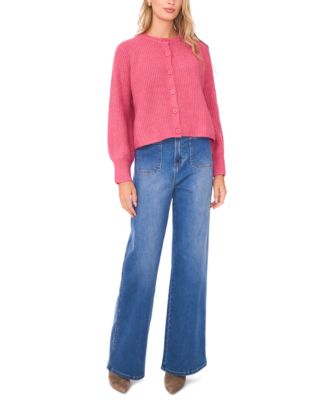 Women's Saddle Shoulder Cardigan Sweater