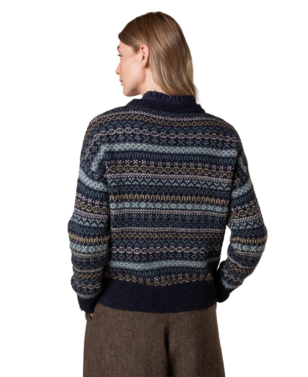 Celtic & Co. Women's Traditional Fair Isle Sweater